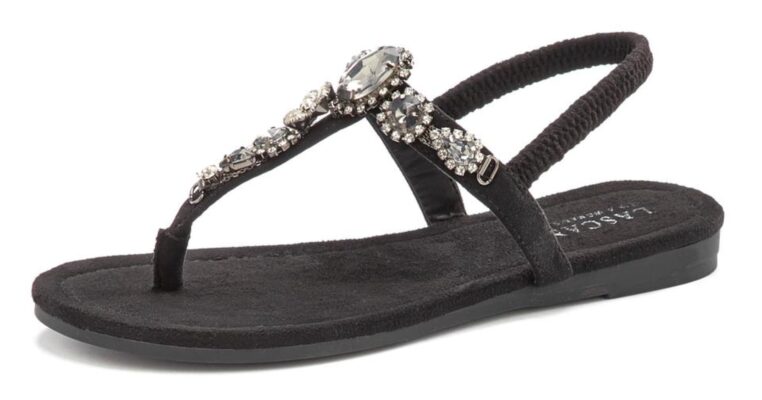 LASCANA Flip-flops  negru