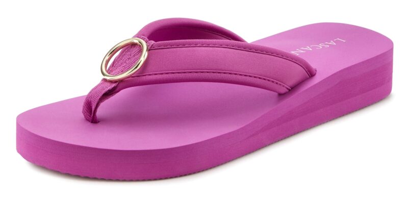 LASCANA Flip-flops  roz neon