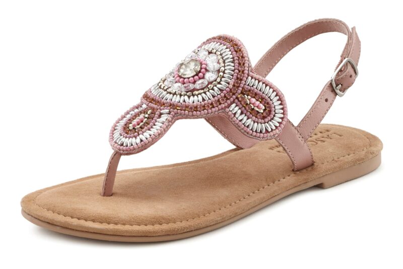 LASCANA Flip-flops  roz / roz pal / alb