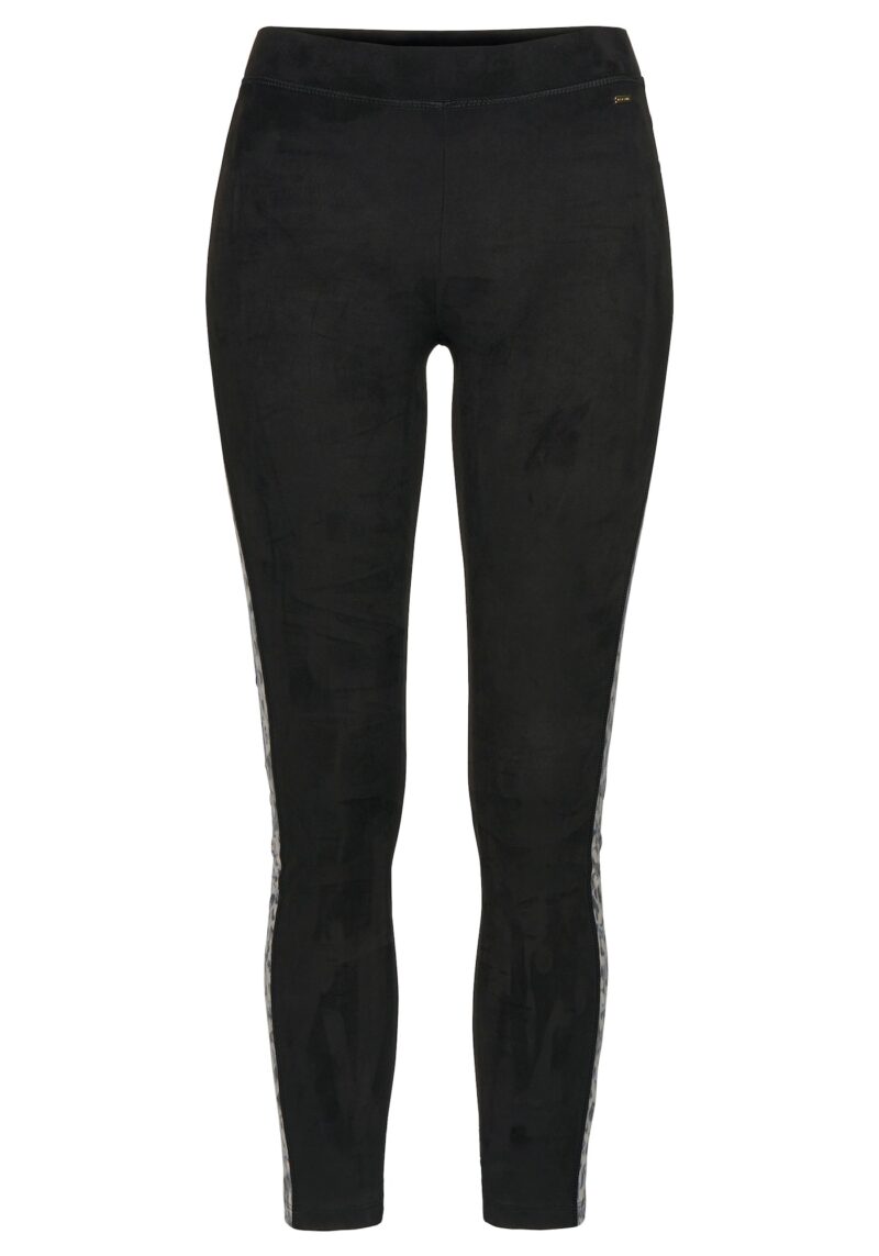 LASCANA Leggings  gri / negru