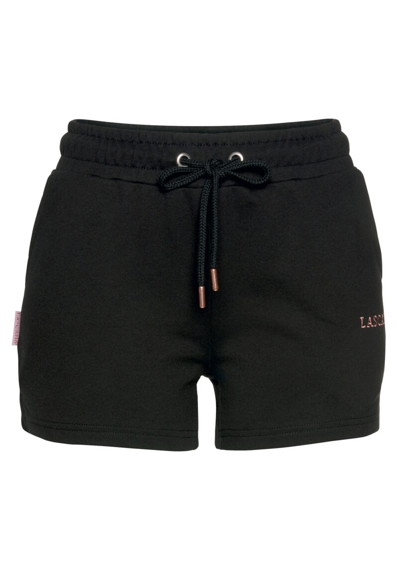 LASCANA Pantaloni  lila / negru