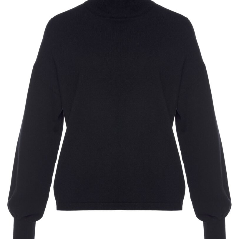 LASCANA Pulover  negru