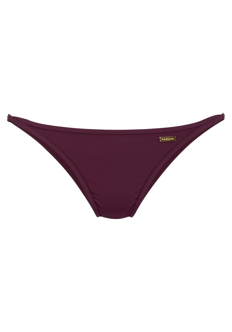 LASCANA Slip costum de baie 'Italy'  roșu bordeaux