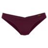 LASCANA Slip costum de baie 'Italy'  roșu bordeaux