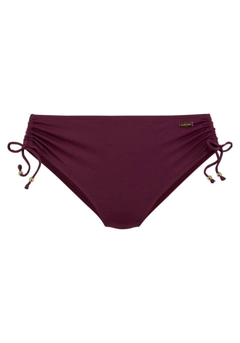 LASCANA Slip costum de baie 'Italy'  roșu bordeaux