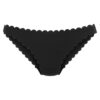 LASCANA Slip costum de baie 'Scallop'  negru