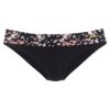 LASCANA Slip costum de baie  negru