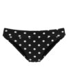 LASCANA Slip costum de baie  negru / alb