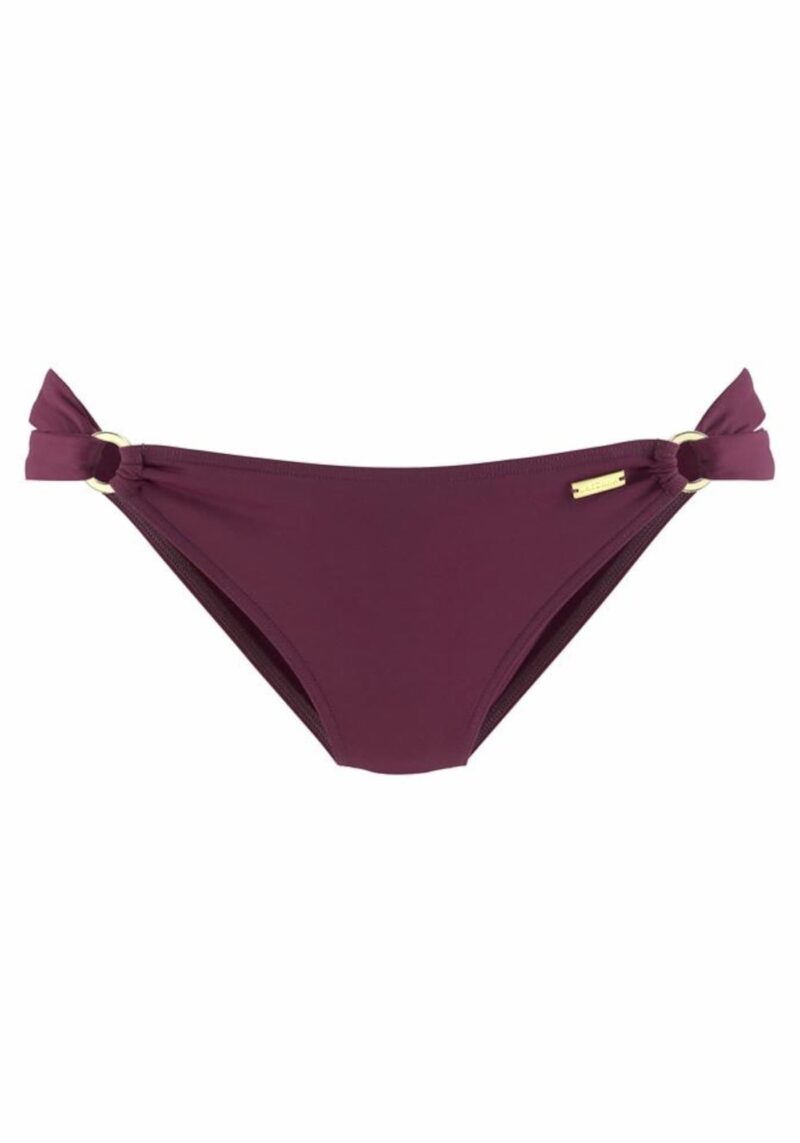 LASCANA Slip costum de baie  roșu bordeaux