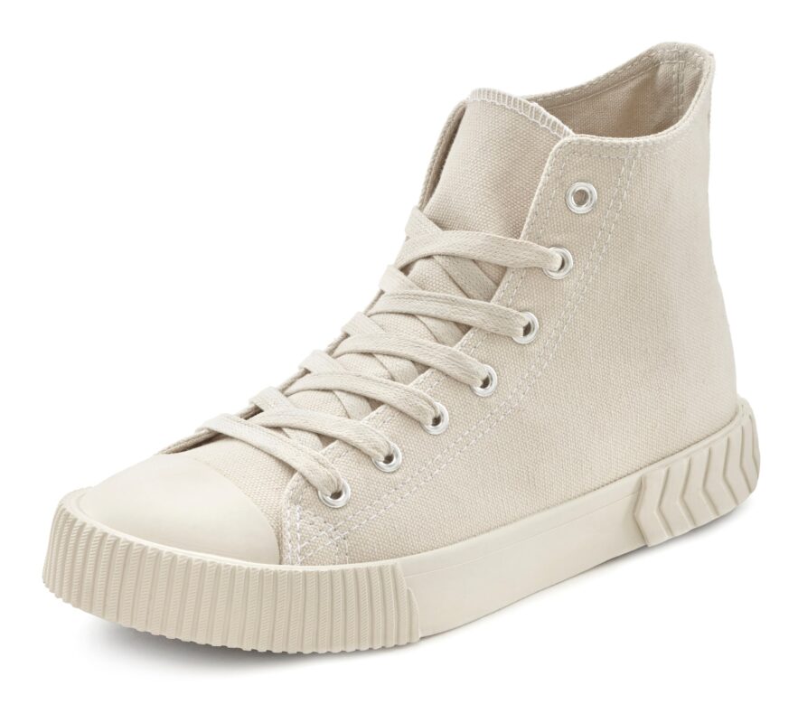 LASCANA Sneaker înalt  bej