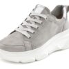 LASCANA Sneaker low  gri / argintiu