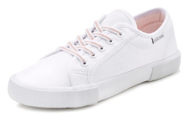 LASCANA Sneaker low  roz pal / alb