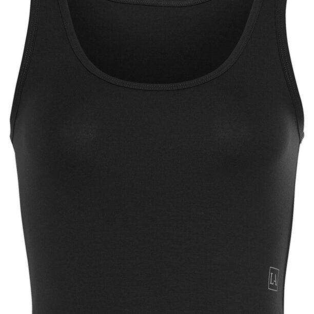 LASCANA Sport top  gri / negru