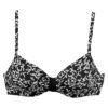 LASCANA Sutien costum de baie 'Meadow'  negru