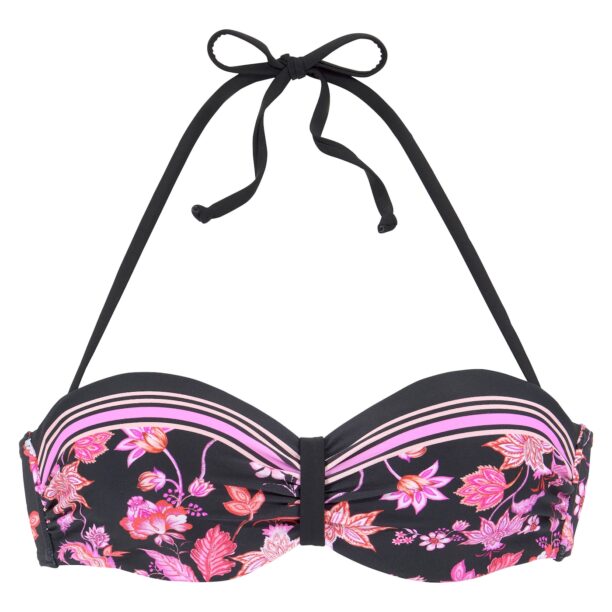 LASCANA Sutien costum de baie  albastru noapte / roz