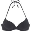 LASCANA Sutien costum de baie  negru