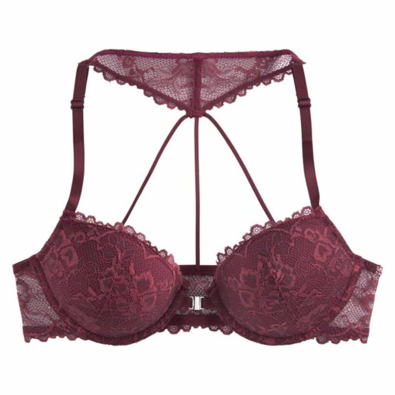 LASCANA Sutien  roșu burgundy