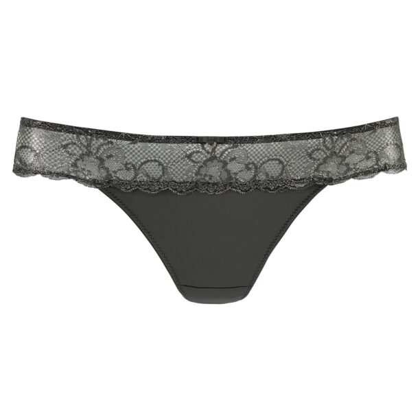 LASCANA Tanga  gri / negru