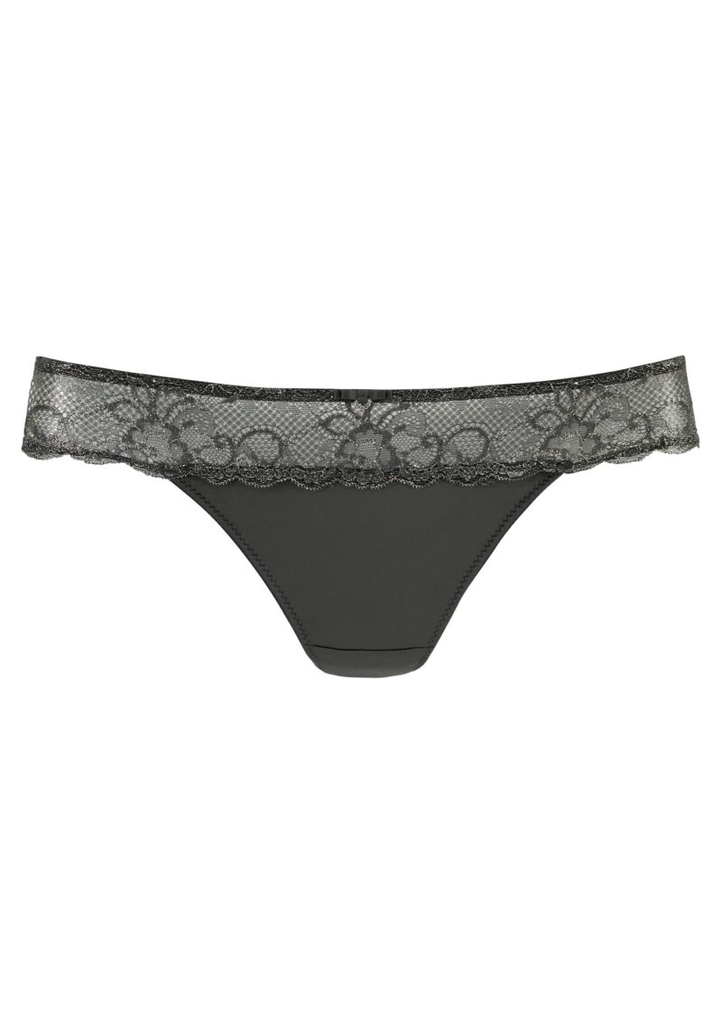 LASCANA Tanga  gri / negru