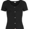 LASCANA Tricou  bej / negru