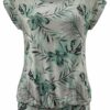 LASCANA Tricou  bej / verde