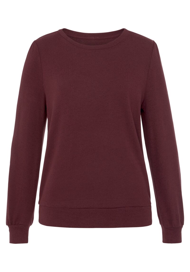 LASCANA Tricou  roșu burgundy