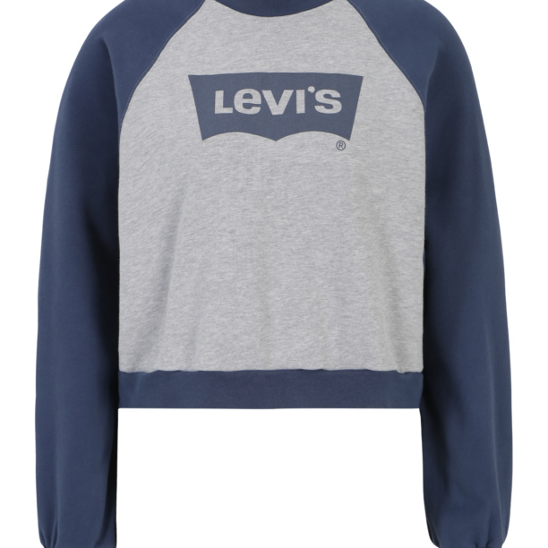 LEVI'S ® Bluză de molton 'Vintage Raglan Crewneck Sweatshirt'  albastru / gri