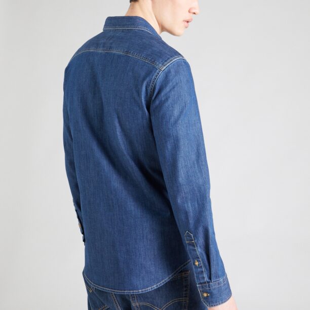 LEVI'S ® Cămașă 'Battery'  albastru denim / roșu preţ