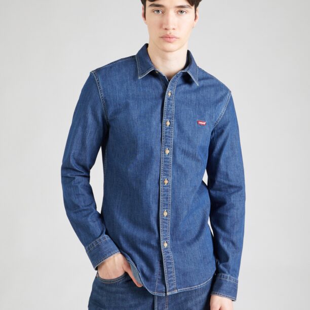 LEVI'S ® Cămașă 'Battery'  albastru denim / roșu