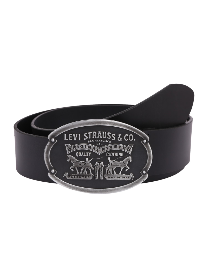 LEVI'S ® Curea 'Billy'  gri argintiu / negru