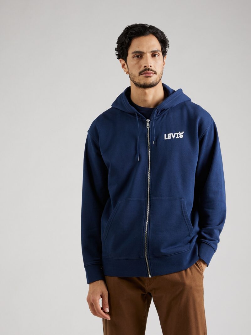 LEVI'S ® Hanorac  albastru / maro deschis / alb