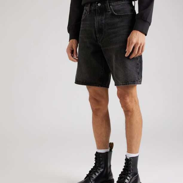 LEVI'S ® Jeans '468™ Loose Shorts'  roșu / negru denim