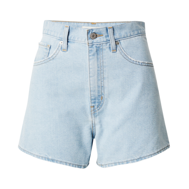 LEVI'S ® Jeans 'High Waisted Mom Short'  albastru denim / maro deschis