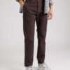 LEVI'S ® Pantaloni eleganți  castaniu / roșu / alb