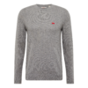 LEVI'S ® Pulover 'Original HM Sweater'  gri / roșu / alb