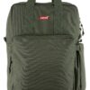 LEVI'S ® Rucsac  verde închis / roșu / alb