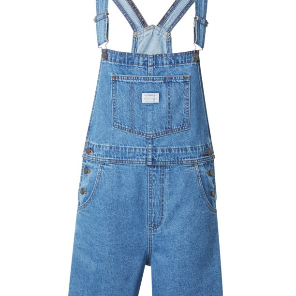 LEVI'S ® Salopetă 'Vintage Shortall'  albastru denim / alb murdar