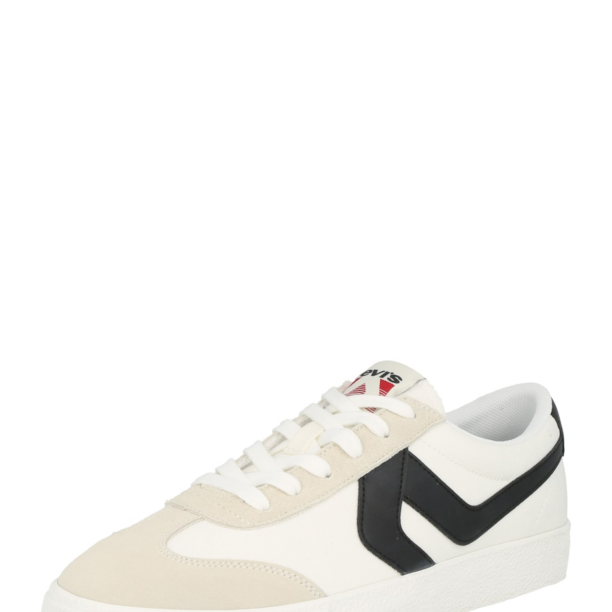 LEVI'S ® Sneaker low  negru / alb / alb lână