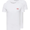 LEVI'S ® Tricou '2 Pack Crewneck Graphic'  roșu / alb