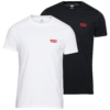 LEVI'S ® Tricou '2 Pack Crewneck Graphic'  roșu / negru / alb