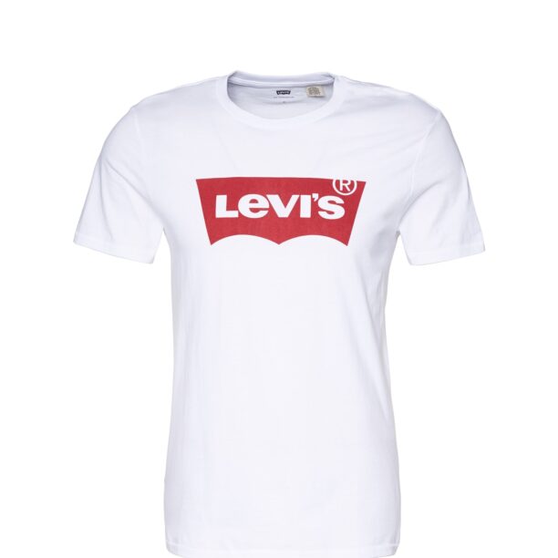 LEVI'S ® Tricou 'Graphic Set In Neck'  roșu / alb