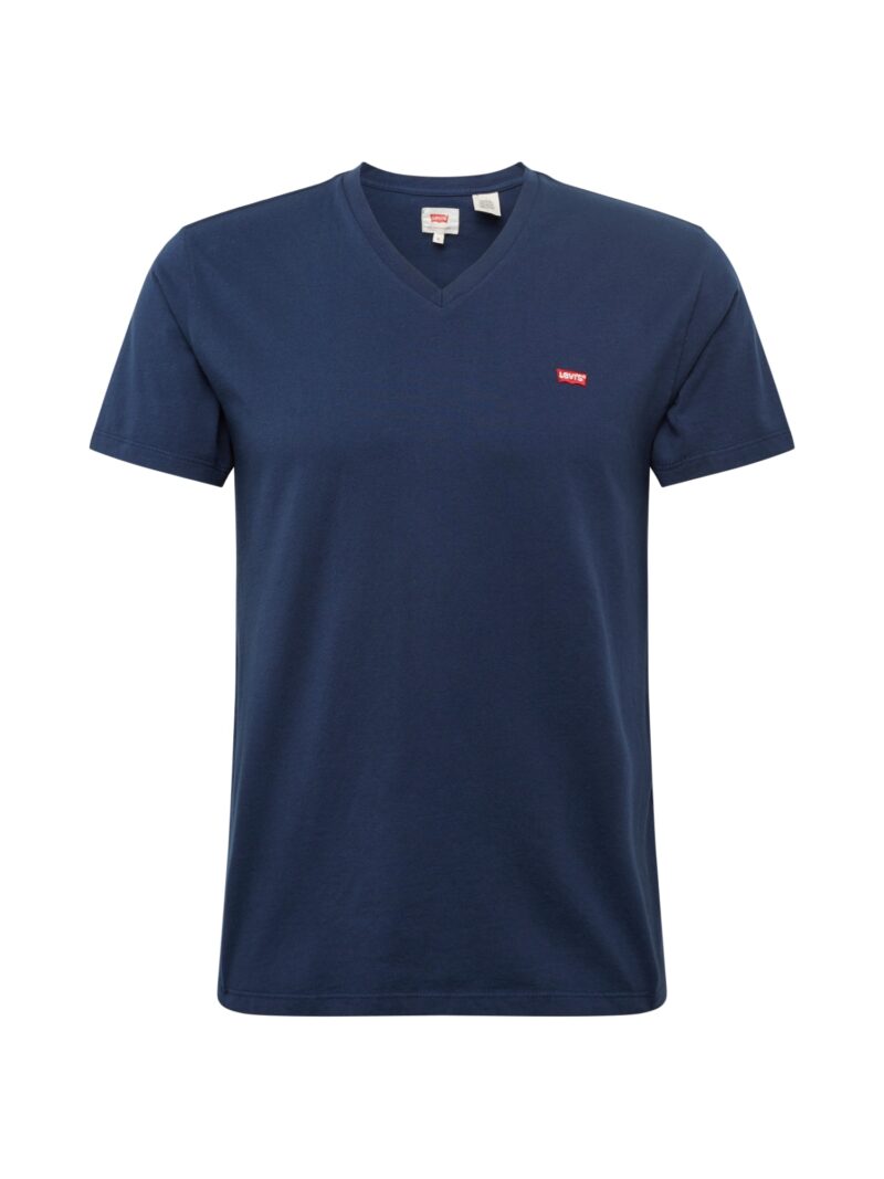 LEVI'S ® Tricou 'Housemark V Neck Tee'  albastru închis