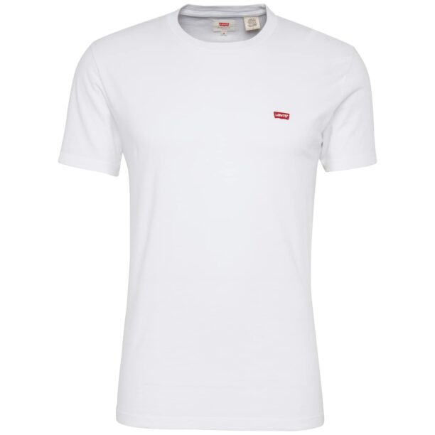 LEVI'S ® Tricou 'Original Housemark Tee'  sângeriu / alb