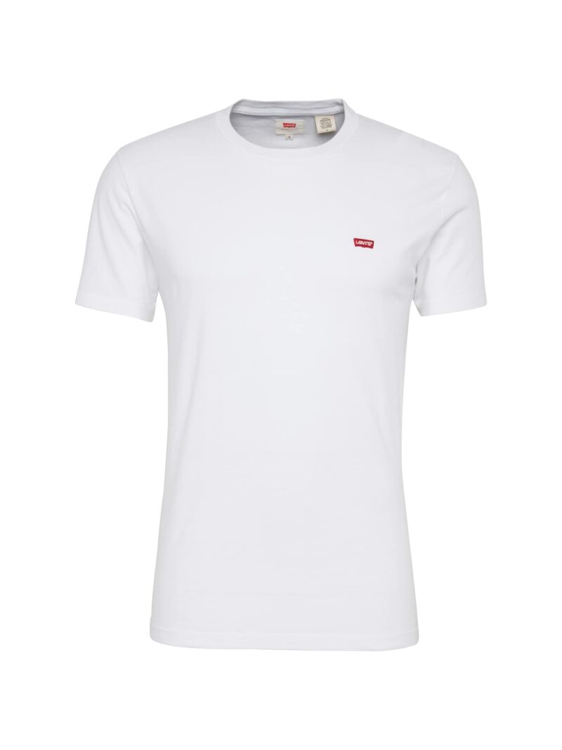 LEVI'S ® Tricou 'Original Housemark Tee'  sângeriu / alb