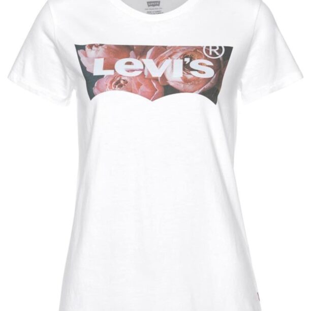 LEVI'S ® Tricou 'The Perfect Tee'  roz pal / negru / alb