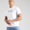 LEVI'S ® Tricou  albastru deschis / alb