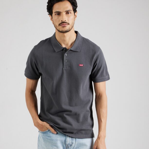 LEVI'S ® Tricou  gri închis / roșu / alb