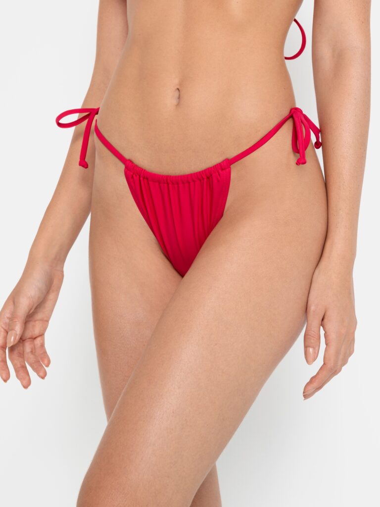 LSCN by LASCANA Slip costum de baie 'Gina'  roz zmeură