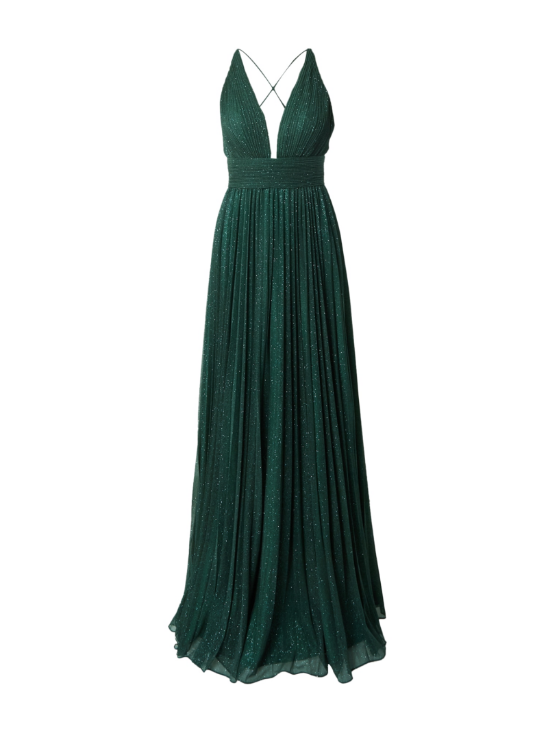 LUXUAR Rochie de seară  verde smarald