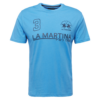 La Martina Tricou  bleumarin / albastru deschis